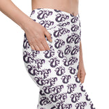 Snake Purple | Eco-Friendly | Crossover Leggings | TeeandTurtle | Sustainable
