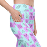 Popsicle | Eco-Friendly | Crossover Leggings | TeeandTurtle | Sustainable