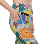 Bright Love | Eco-Friendly | Crossover Leggings | TeeandTurtle | Sustainable