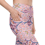 Mandala Heart | Eco-Friendly | Crossover Leggings | TeeandTurtle | Sustainable