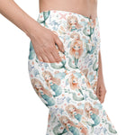 Mermaid | Eco-Friendly | Crossover Leggings | TeeandTurtle | Sustainable