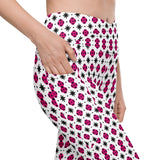 Strawberry | Eco-Friendly | Crossover Leggings | TeeandTurtle | Sustainable