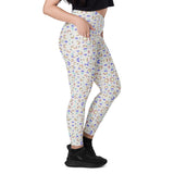 Rainbow Clouds | Eco-Friendly | Crossover Leggings | TeeandTurtle | Sustainable