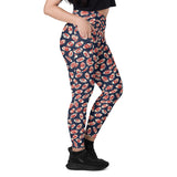 Football | Eco-Friendly | Crossover Leggings | TeeandTurtle | Sustainable