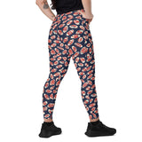 Football | Eco-Friendly | Crossover Leggings | TeeandTurtle | Sustainable