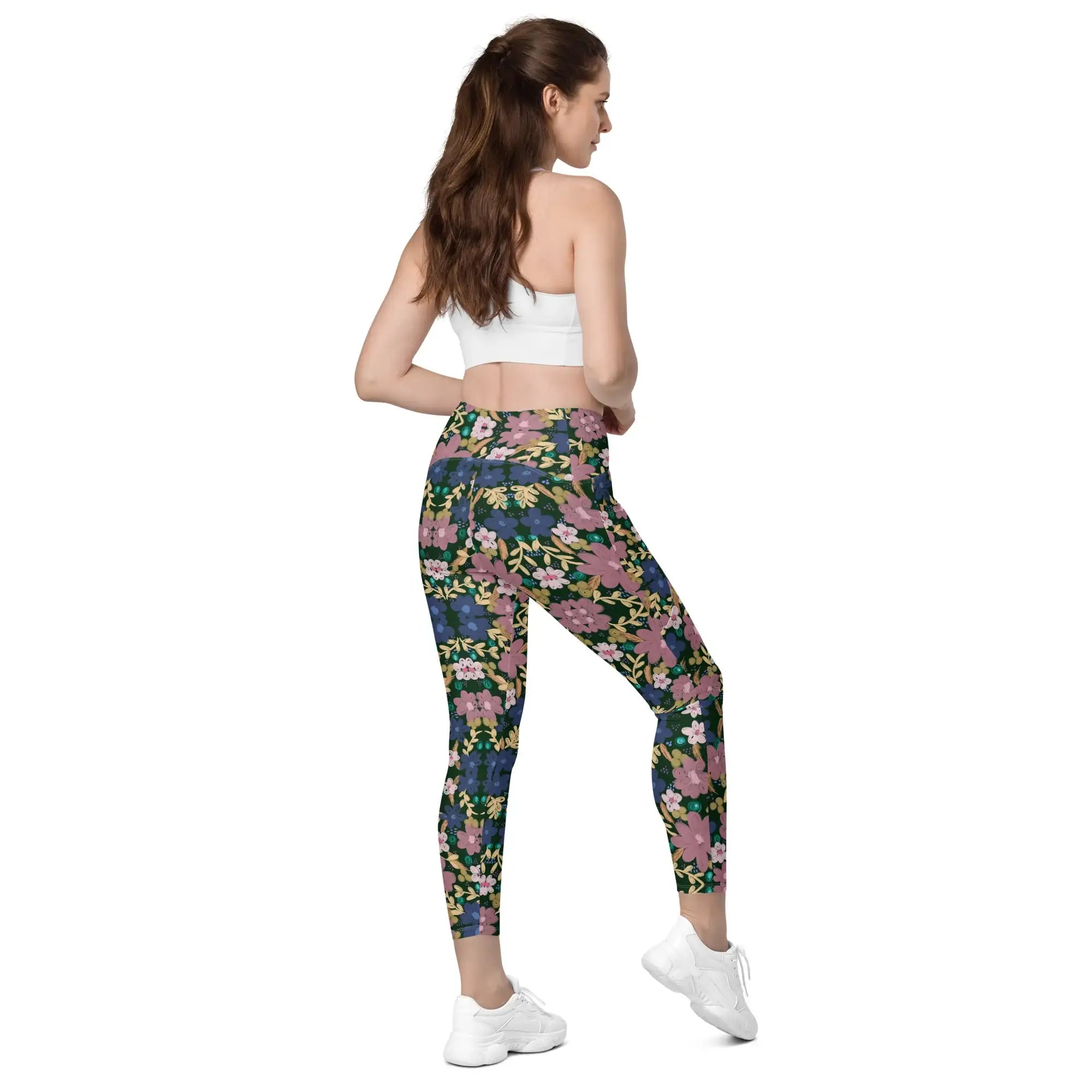 Green Goddess | Eco-Friendly | Crossover Leggings | TeeandTurtle | Sustainable