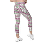 Green Diamonds | Eco-Friendly | Crossover Leggings | TeeandTurtle | Sustainable