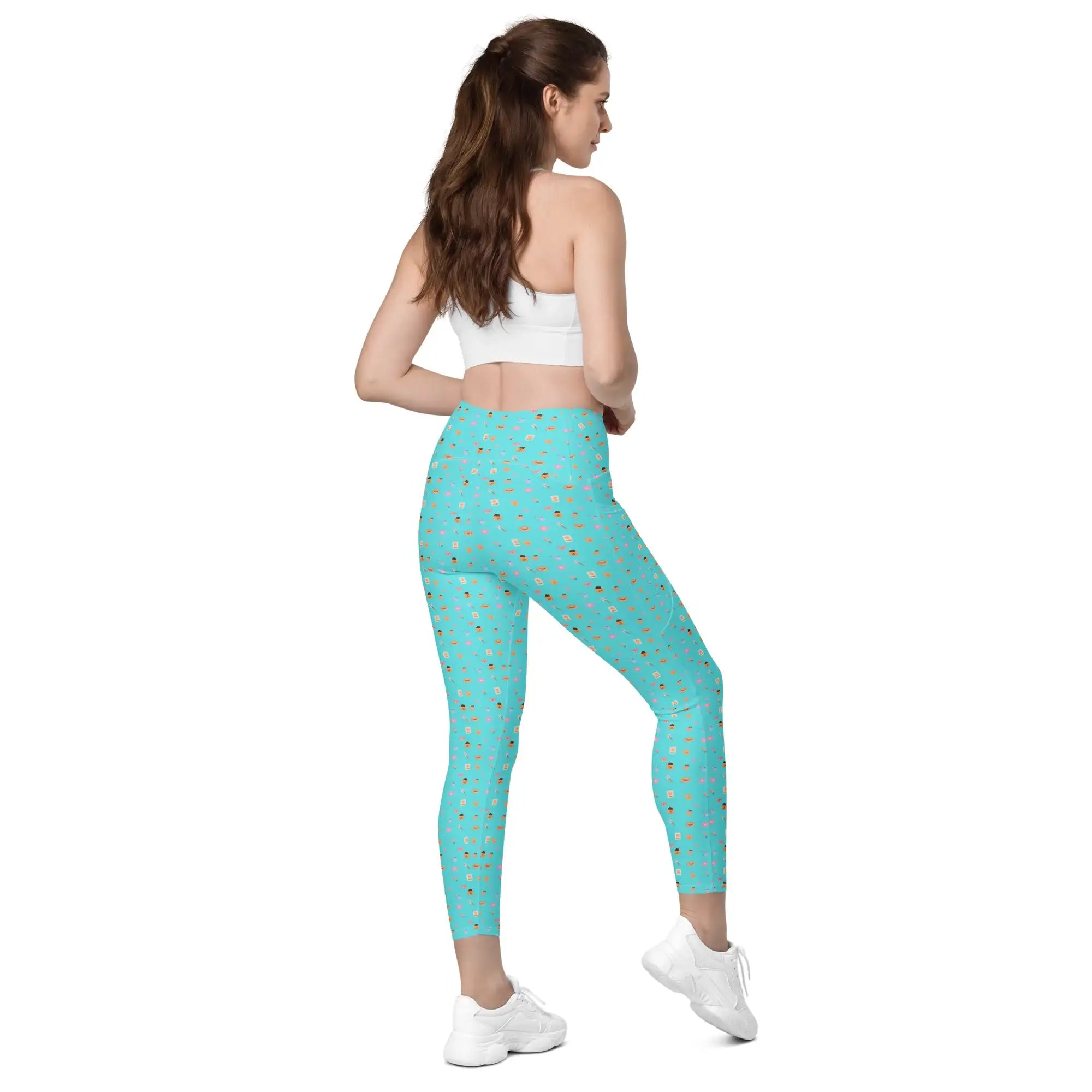 Blue Garden Tools | Eco-Friendly | Crossover Leggings | TeeandTurtle | Sustainable