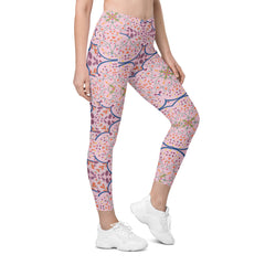 Mandala Heart | Eco-Friendly | Crossover Leggings | TeeandTurtle | Sustainable