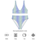 Lotus Gradiant | Eco-Friendly | High-waisted Bikini | TeeandTurtle | Sustainable