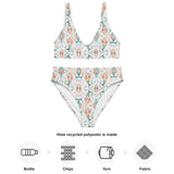 Mermaid | Eco-Friendly | High-waisted Bikini | TeeandTurtle | Sustainable
