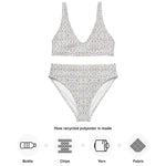 Rainbow Cloud | Eco-Friendly | High-waisted Bikini | TeeandTurtle | Sustainable
