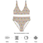 Butterflies | Eco-Friendly | High-waisted Bikini | TeeandTurtle | Sustainable