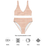 Orange Batik | Eco-Friendly | High-waisted Bikini | TeeandTurtle | Sustainable