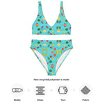 Summer Symphony 2 | Eco-Friendly | High-waisted Bikini | TeeandTurtle | Sustainable