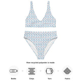 Glamour | Eco-Friendly | High-waisted Bikini | TeeandTurtle | Sustainable