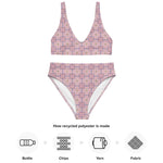 Mandala Heart | Eco-Friendly | High-waisted Bikini | TeeandTurtle | Sustainable
