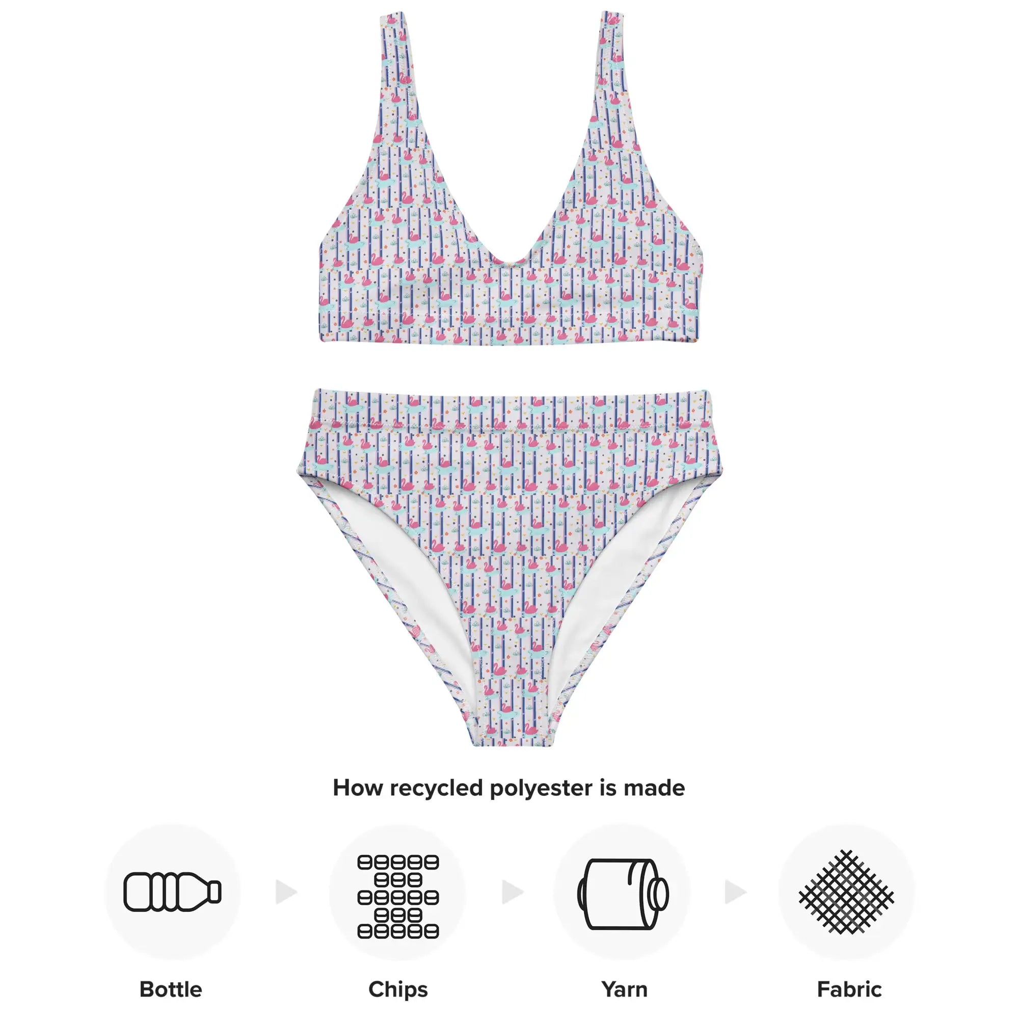 Swarn Souffle | Eco-Friendly | High-waisted Bikini | TeeandTurtle | Sustainable