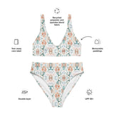 Mermaid | Eco-Friendly | High-waisted Bikini | TeeandTurtle | Sustainable