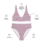 Strawberry | Eco-Friendly | High-waisted Bikini | TeeandTurtle | Sustainable