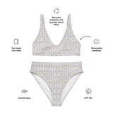 Rainbow Cloud | Eco-Friendly | High-waisted Bikini | TeeandTurtle | Sustainable