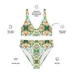 Boho Floral | Eco-Friendly | High-waisted Bikini | TeeandTurtle | Sustainable