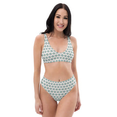 Sea Turtle | Eco-Friendly | High-waisted Bikini | TeeandTurtle | Sustainable