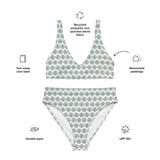 Sea Turtle | Eco-Friendly | High-waisted Bikini | TeeandTurtle | Sustainable