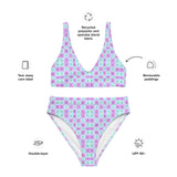 Popsicle | Eco-Friendly | High-waisted Bikini | TeeandTurtle | Sustainable