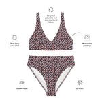 Football | Eco-Friendly | High-waisted Bikini | TeeandTurtle | Sustainable