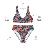 Football | Eco-Friendly | High-waisted Bikini | TeeandTurtle | Sustainable