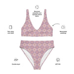 Mandala Heart | Eco-Friendly | High-waisted Bikini | TeeandTurtle | Sustainable