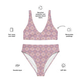 Mandala Heart | Eco-Friendly | High-waisted Bikini | TeeandTurtle | Sustainable