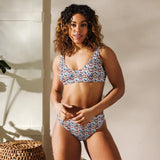 Butterfly Party | Eco-Friendly | High-waisted Bikini | TeeandTurtle | Sustainable