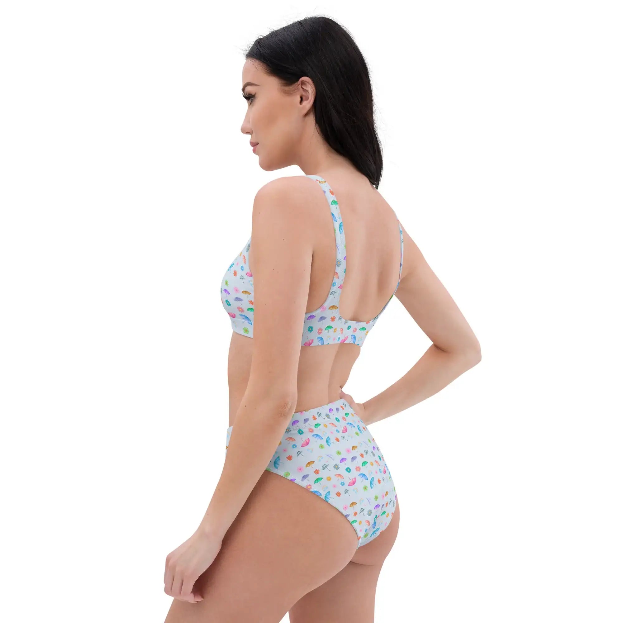 Flying Umbrella | Eco-Friendly | High-waisted Bikini | TeeandTurtle | Sustainable