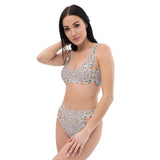 Floral Vines | Eco-Friendly | High-waisted Bikini | TeeandTurtle | Sustainable