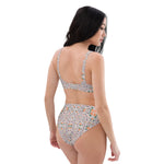 Floral Vines | Eco-Friendly | High-waisted Bikini | TeeandTurtle | Sustainable