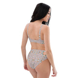 Floral Vines | Eco-Friendly | High-waisted Bikini | TeeandTurtle | Sustainable