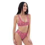 Morning Birds | Eco-Friendly | High-waisted Bikini | TeeandTurtle | Sustainable