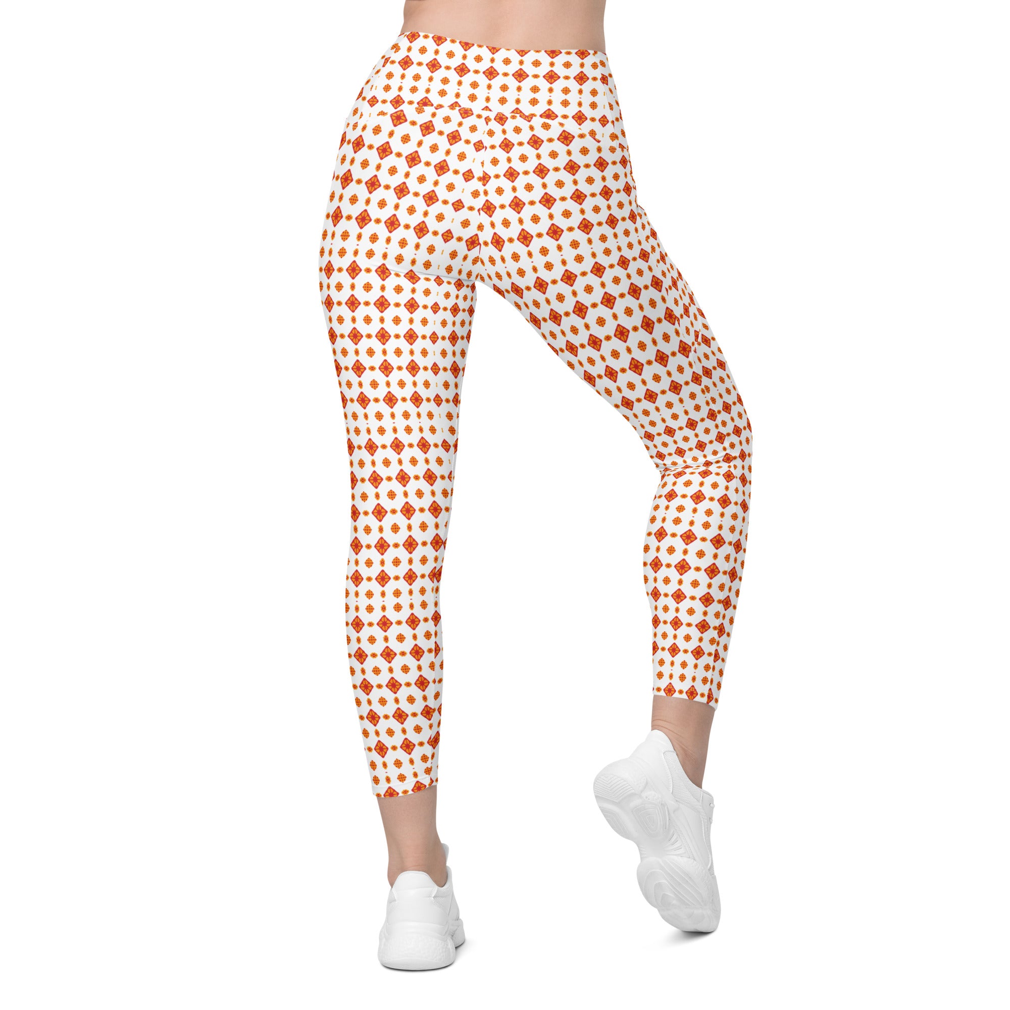 Orange Batik | Eco-Friendly | Leggings | TeeandTurtle | Sustainable