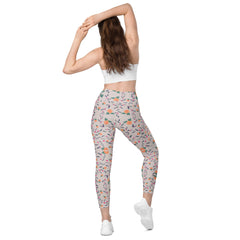 Floral Vines | Eco-Friendly | Leggings | TeeandTurtle | Sustainable
