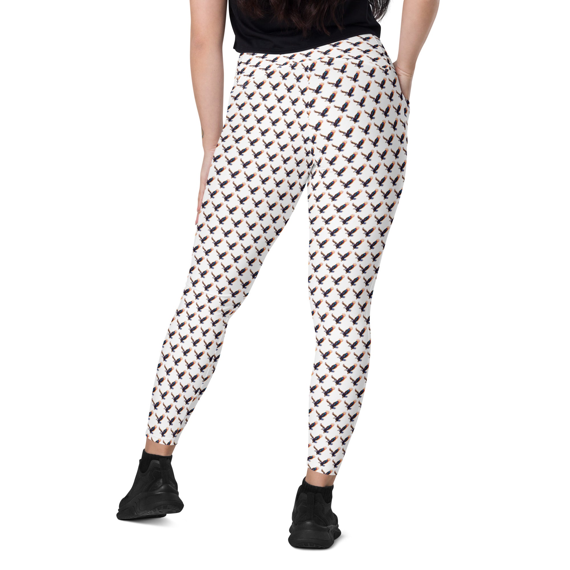 Rainbow Falcon | Eco-Friendly | Leggings | TeeandTurtle | Sustainable