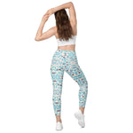 Winter Leaves | Eco-Friendly | Leggings | TeeandTurtle | Sustainable