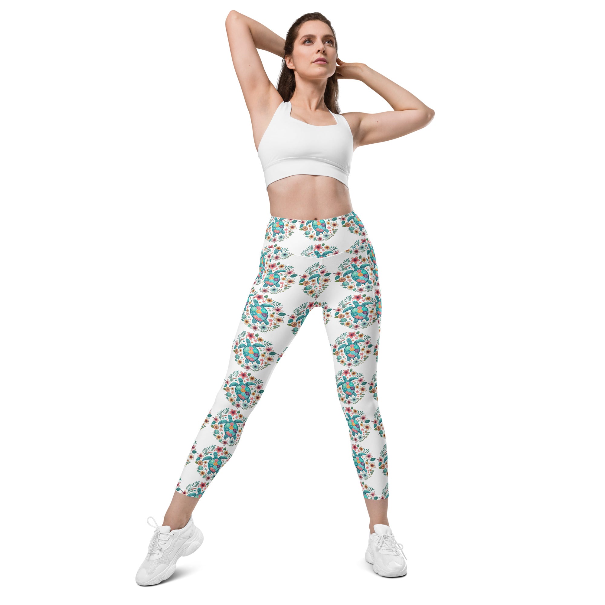 Sea Turtle | Eco-Friendly | Leggings | TeeandTurtle | Sustainable