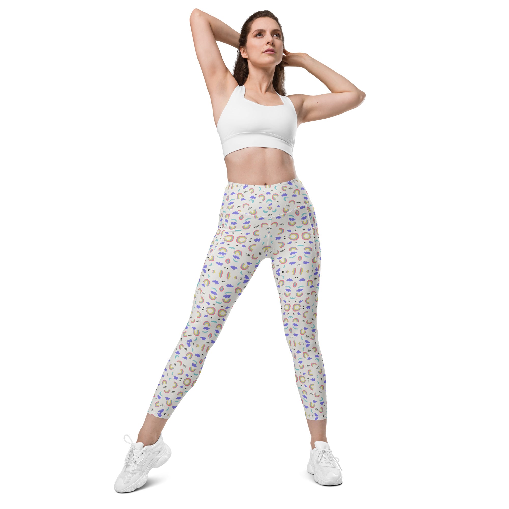 Rainbow Cloud | Eco-Friendly | Leggings | TeeandTurtle | Sustainable