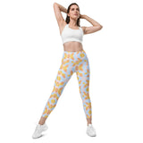 Florosent Bright Flowers | Eco-Friendly | Leggings | TeeandTurtle | Sustainable
