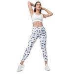 Blue Drops | Eco-Friendly | Leggings | TeeandTurtle | Sustainable