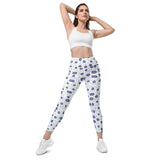Blue Drops | Eco-Friendly | Leggings | TeeandTurtle | Sustainable