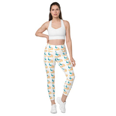 Peacock | Eco-Friendly | Leggings | TeeandTurtle | Sustainable