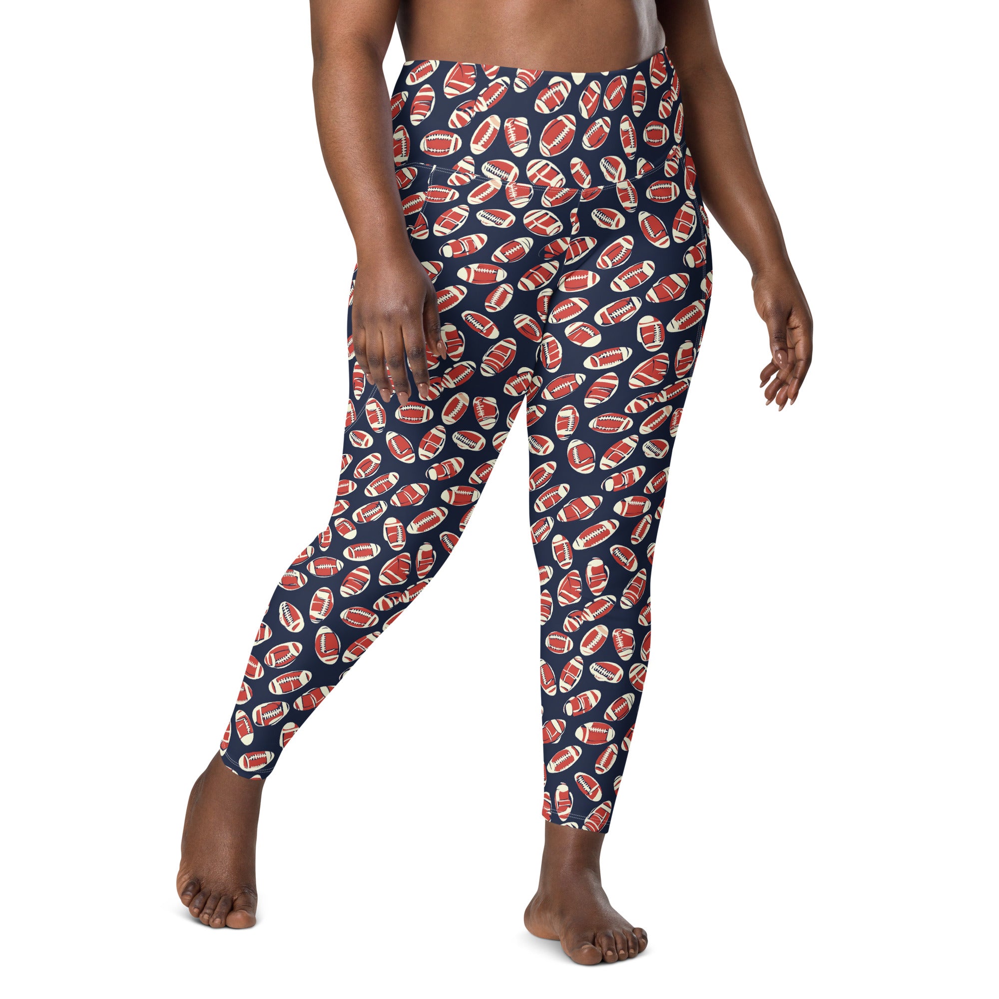 Football | Eco-Friendly | Leggings | TeeandTurtle | Sustainable